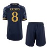 Conjunto (Camiseta+Pantalón Corto) Real Madrid Kroos 8 Segunda Equipación 23-24 - Niño